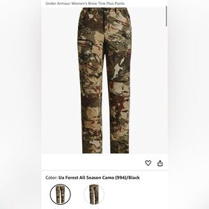 Under Armour Quilted Hunting Pants Size 6